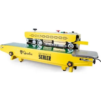 Qnubu Sealer Automatic, zažehlovací stroj (QNUBU Automatic Sealer - automatický zažehlovací stroj pro horizontální zažehlování.)