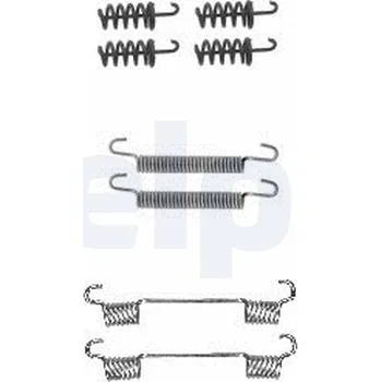 Brzdová čelist Sada příslušenství, parkovací brzdové čelisti DELPHI LY1380