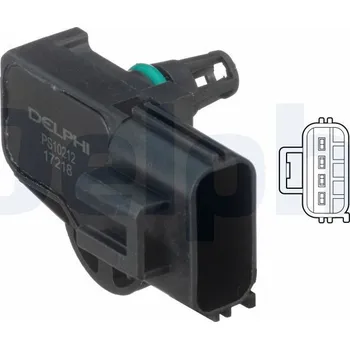 Čidlo automobilu Senzor tlaku sacího potrubí DELPHI PS10212