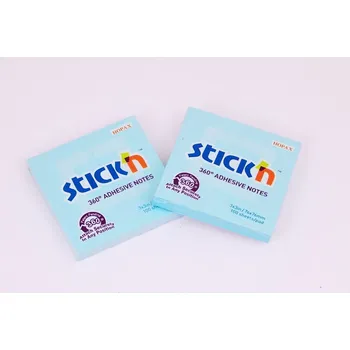 Samolepící bloček Stick´n Bloček samolepící 76x76 modrý, 100l /21553/ 392532