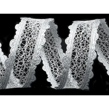 Stuha Stuha pavučinka šíře 25 mm 1 bílá