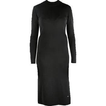 Dámská sukně Kama pletené Merino šaty 5048 110 - černá L