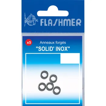 Rybářský háček FLASHMER Nerezové kroužky Solid Ring Inox č. 9 na mořský rybolov