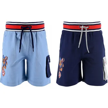 Chlapecké kraťasy SUN CITY Dětské šortky kraťasy Paw Patrol BIO bavlna Barva: TMAVĚ MODRÁ, Velikost: 110 (5 let)