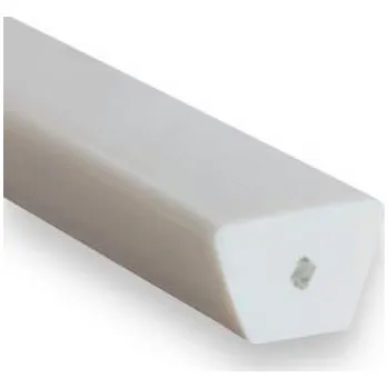 Polyuretanový klínový řemen PU90A 8 × 5 (8/M) - hladký zesílený (92 ShA, polyesterové vlákno, bílý) - 100m balení