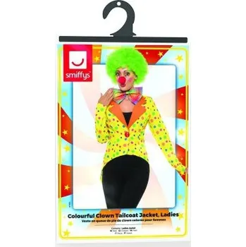 Karnevalový kostým Kostým na karneval - dámský frak - klaun M