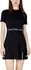 Dámské šaty Calvin Klein Milano Jersey Logo Tape Dress černé