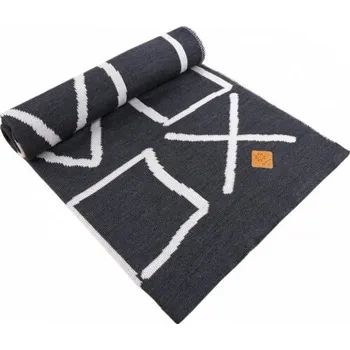 Dětská deka Kama pletená dětská Merino deka Q109 111 - tmavě šedá 70x90