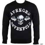 mikina bez kapuce pánské Avenged Sevenfold - Classic Deathbat - ROCK OFF - ASSWT14MB - XXL
