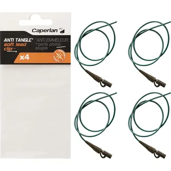 CAPERLAN Příslušenství k lovu kaprů návazcový převlek proti zamotání měkký + Lead Clip