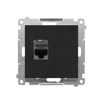 Elektrická zásuvka SIMON T61E.01/149 Zásuvka datová 1 násobná stíněná RJ45 kat. 6 s protiprachovou clonou (přístroj s k