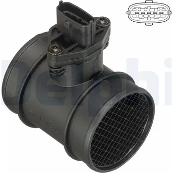 Autoelektrika Snímač množství protékajícího vzduchu DELPHI AF10625-12B1