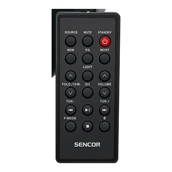 Sencor SPT5800, SPT 5800 náhradní dálkový ovladač jiného vzhledu