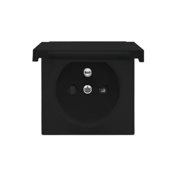 Elektrická zásuvka SIMON TGZ1BUZP/149 Kryt zásuvky, s uzemněním, IP44, víčko v barvě krytu, antibakteriální bílá