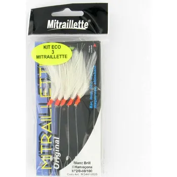 Rybářský háček DECATHLON Sada na mořský rybolov 3 třpytky 5 háčků 2/0