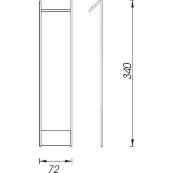 Dávkovač mýdla Hák pro zavěšení polic