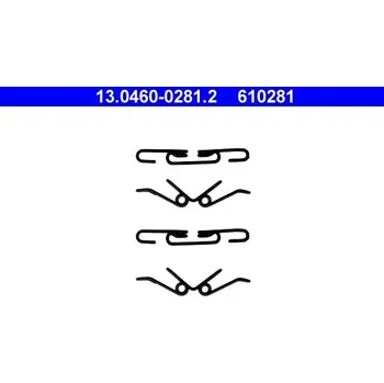 Přislušenství brzdového systému Sada příslušenství, obložení kotoučové brzdy ATE 13.0460-0281.2