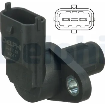 Čidlo automobilu Snímač, poloha vačkového hřídele DELPHI SS11149