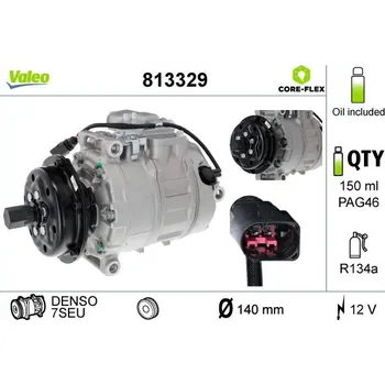 Kompresor klimatizace Kompresor, klimatizace VALEO 813329