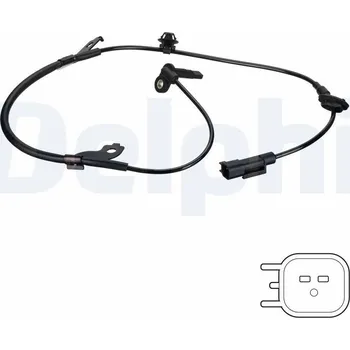 Přislušenství brzdového systému Snímač, počet otáček kol DELPHI SS20437