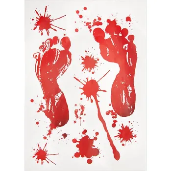 Jmenovka na stůl Funiglobal - Krvavé halloweenské nálepky -