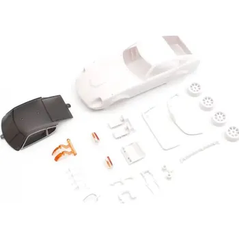 RC model auta Mini-Z: Karoserie Nissan Fairlady 240ZG s ráfky pro AWD (nebarvená)