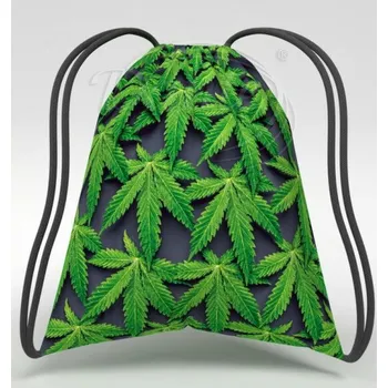 Dekorativní polštářek Dante Vak na ramena konopné listy - 40 x 40 cm