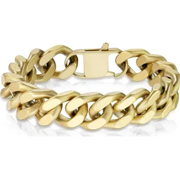 Náramek Pánský náramek ocel matný SBHBJ-1401-MG délka 18 cm