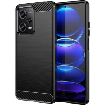 Pouzdro na mobilní telefon Kryt Xiaomi Redmi Note 12 Pro+ Nexeri TPU Premium Carbon černé