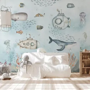 YokoDesign Tapeta do dětského pokoje Podmořský svět Výška tapety: 250 cm