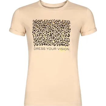 Oblečení a móda triko dámské krátké NAX GAMMA krémová (triko dámské krátké NAX GAMMA krémová)