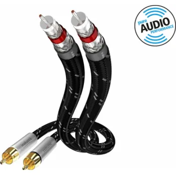 Audio kabel in-akustik Audio Cable Stereo RCA <> RCA 0,75m