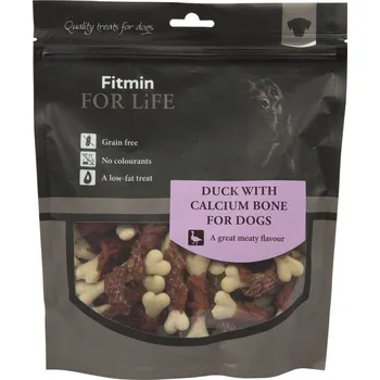 Pamlsek pro psa Fitmin For Life Duck with Calcium Bone 400 g