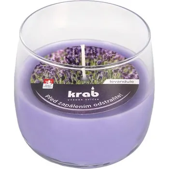 Svíčka Svíčka sklo - aroma levandule 125 g