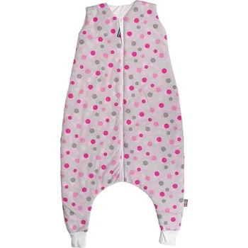 Spacák Kaarsgaren Spací pytel s nožičkami 110 cm šedý s puntíky