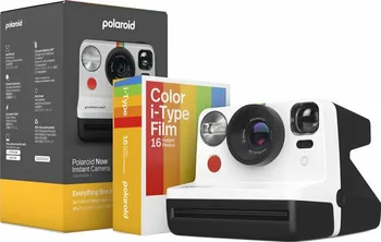 Analogový fotoaparát Polaroid Now Gen 2 černý/bílý + Color i-Type film