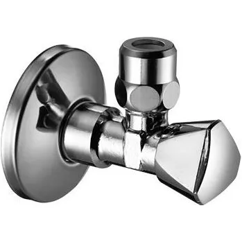 SCHELL SANLAND rohový ventil DN15xDN10, regulační, mosaz, chrom