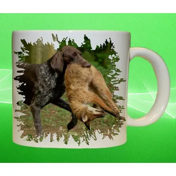 Moon River Lovu zdar pes s liškou II hrnek pro myslivce