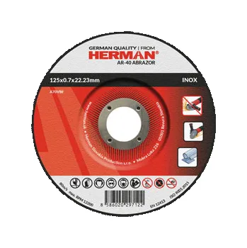 Řezný kotouč Řezný kotouč HERMAN AR-40 ABRAZOR na nerez s prolisem (230 x 1,7 x 22,23 mm / 1ks)