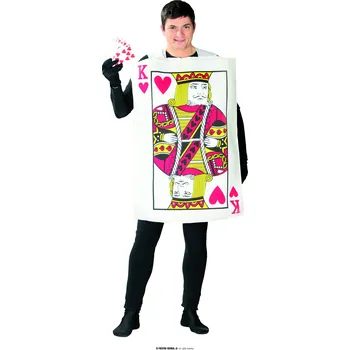 Karnevalový kostým Guirca Srdcový král pánský kostým Velikost: 52 – 54 (L)