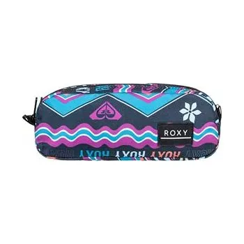 Penál Roxy školní pouzdro Da Rock Printed Anthracite Word Up | Mnohobarevná | Velikost One Size