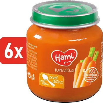 HAMI zeleninový příkrm Mrkvička 6x125g