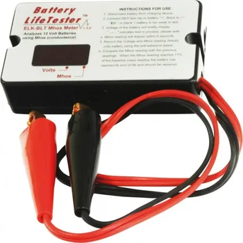 Tester autobaterie Tester akumulátorů ELK-BLT Live tester v.3.