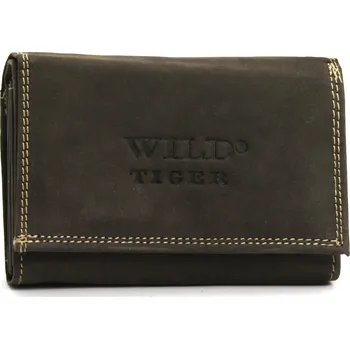 Peněženka Dámská kožená peněženka Wild T., hnědá