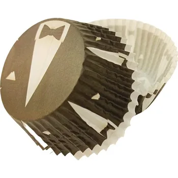 Krabice na pečivo ALVARAK GROUP a.s. Cukrářské košíčky - svatební - ženich - 50ks