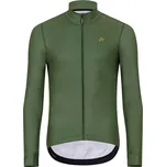 HOLOKOLO Cyklistický dres s dlouhým rukávem zimní - PHANTOM WINTER - zelená