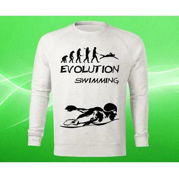Pánské oblečení mikina evolution PLAVÁNÍ dámská S