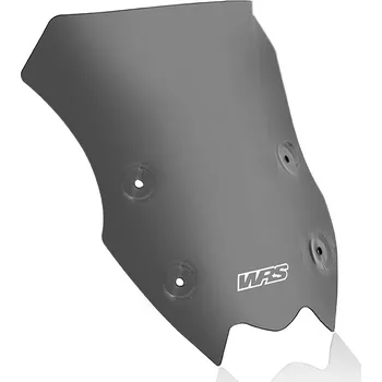 Plexi motocyklu WRS verze SPORT pro motocykly KAWASAKI Z 900 ABS rok 2020-2024, výška 23,5 cm, šíře 28 cm, barva tmavě kouřová