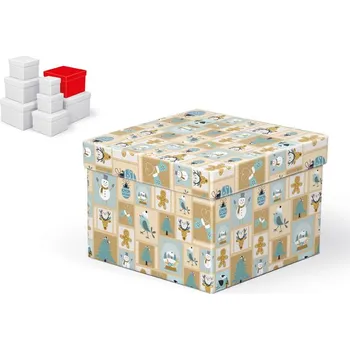MFP Krabice dárková vánoční C-V001-F 18x18x13cm 5370698