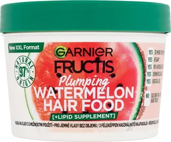 Vlasová regenerace Garnier Fructis Hair Food Watermelon Plumping Mask